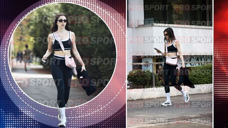 FOTO PAPARAZZI Frumusețea FCSB. Teodora Stoica a atras toate privirile într-o ținută mulată