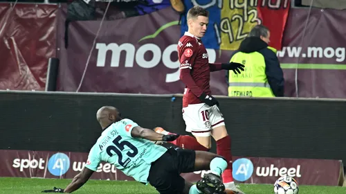 Claudiu Petrila a recunoscut tot după ce vedeta Boupendza i-a „furat” penalty-ul în Rapid – UTA 2-0: „Am vrut amândoi să batem!”