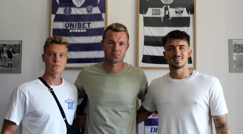 Poli Timișoara a semnat cu încă doi jucători. Un portar italian fost la un club de Serie B, dar și un atacant suedez, ultimele achiziții ale bănățenilor