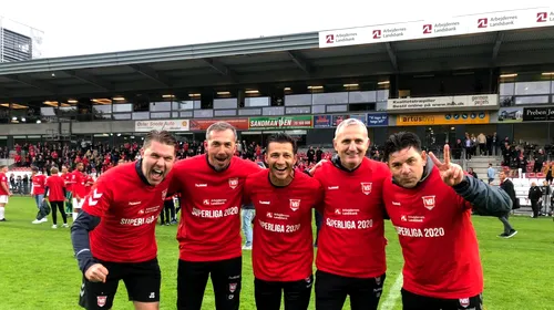 Costel Gâlcă a promovat matematic cu Vejle Boldklub în prima ligă daneză! Mai sunt două etape și echipa fostului antrenor de la FCSB are un avantaj de 9 puncte | FOTO