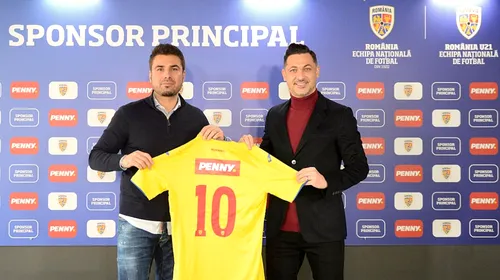 Echipa națională a României are un nou sponsor! Mirel Rădoi și Adrian Mutu au prezentat parteneriatul | FOTO