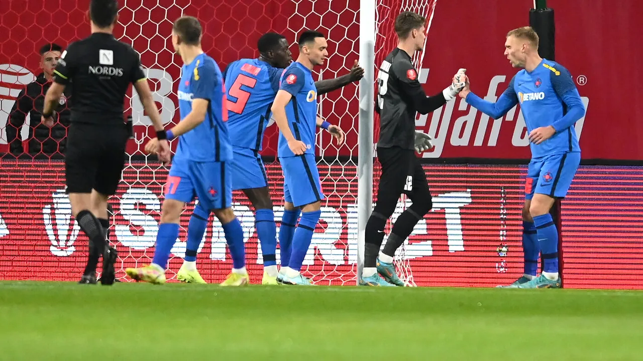 Sepsi - FCSB 0-1, în etapa 15 din Superliga. Andrea Compagno duce echipa roș-albastră pe loc de play-off