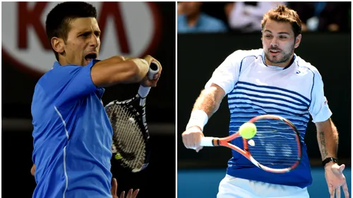 LIVE BLOG Australian Open, ziua a 12-a | Djokovic - Wawrinka 7-6, 3-6, 6-4, 4-6, 6-0. Nole, on fire în decisiv, l-a eliminat pe campionul en-titre. Murray îl așteaptă în finală