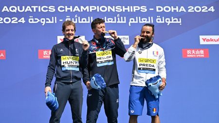 Cătălin Preda a luat medalia de bronz la Campionatul Mondial de Natație la sărituri în apă de la mare înălțime!