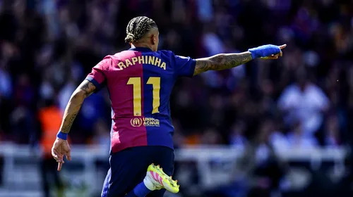 Teoria conspirației la Barcelona – Real Madrid 4-3: ce a arătat Raphinha, după ce a marcat