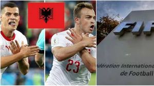 Situația "explozivă" aflată pe masa FIFA în cazurile lui Xhaka și Shaqiri: doar așa pot fi suspendați kosovarii din lotul Elveției! Mijlocașii pot rata meciul cu Costa Rica și "optimile" de finală. Investigații și împotriva Federației din Serbia și selecționerului Krstajic