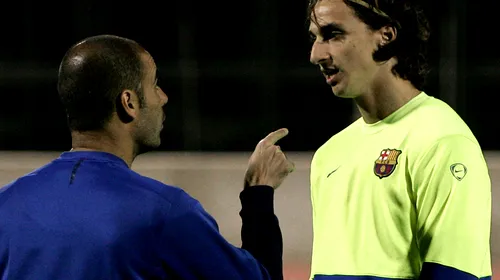 Ibrahimovic a răbufnit:** „Guardiola mi-a distrus visul de a juca la BarÃ§a!”