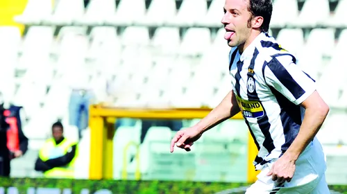 GRANDE!** Del Piero a intrat în Top 10 al golgheterilor all-time din Italia