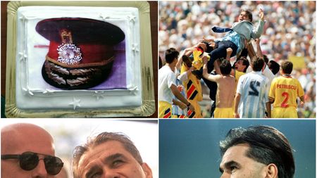 La mulți ani, Generale! Cadoul genial primit de Anghel Iordănescu de la oficialii FRF. "Cașcheta" care a câștigat Cupa Campionilor și a dus România în sferturile Mondialului din 1994 | GALERIE FOTO Imagini neștiute din cei 65 de ani 