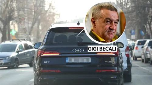 Gigi Becali, spectacol pe străzile din București cu o nouă mașină de lux: Un Audi Q7! Cum a fost surprins la volan și cât a dat pe noua „bijuterie” | FOTO