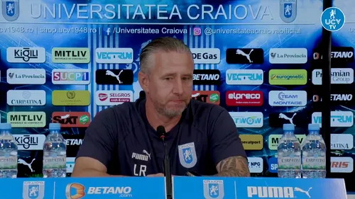 Laurențiu Reghecampf, prezentat oficial la Universitatea Craiova. „Trebuie să ne luptăm până la final pentru titlu!” Ce spune despre Alex Mitriță și transferurile pregătite de Rotaru | VIDEO