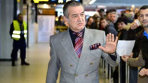 Pantofii lui Gigi Becali au ajuns în Anglia.** Excentricul patron al Stelei a reușit din nou să se facă de râs în Europa