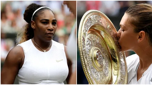 Lovitura incredibilă dată de Serena Williams, la scurt timp după ce a revendicat titlul Simonei Halep de la Wimbledon! WTA a făcut anunțul