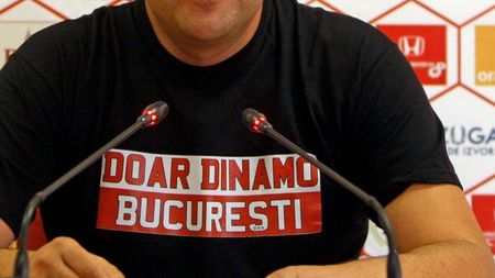 "Doar Dinamo București" la conferința de presă dinaintea meciului cu Concordia! Ofițerul de presă al lui Dinamo le-a reamintit rivalilor de un moment dureros