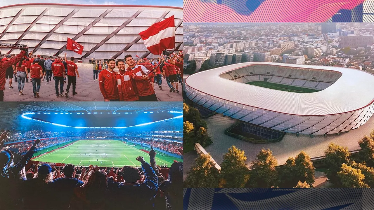 Imagini impresionante cu noul stadion Dinamo: așa va arătă bijuteria din „Ștefan cel Mare”. Sunt gata randările constructorilor care au și început treaba în „Groapă”! EXCLUSIV