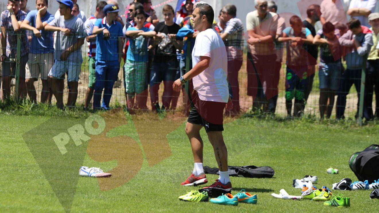 FOTO | Constantin Schumacher a condus primul antrenament al echipei Oțelul. Gălățenii anunță transferuri sonore