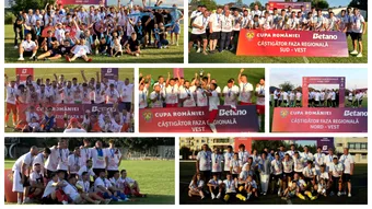 Câștigătoarele celor șapte finale din Faza Regională a Cupei României, ediția 2025/26. CSM Paşcani și-a păstrat trofeul