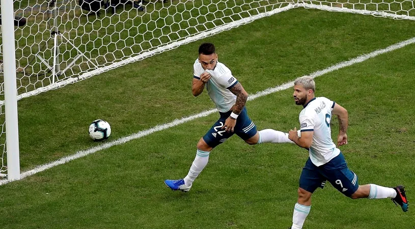 Copa America 2019 | Argentina, calificare dramatică în sferturile de finală! VIDEO | Lautaro Martinez și Aguero au adus prima victorie la turneul final pentru 