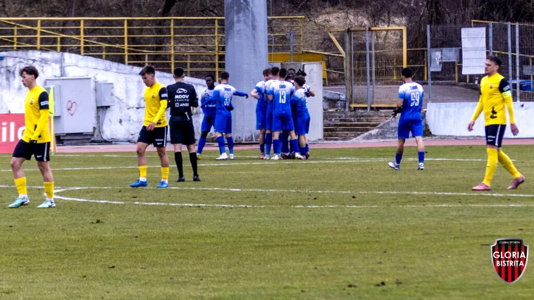 Succes la pas al CS Gloria Bistrița contra Ceahlăului, care vine înaintea unei perioade infernale. Nicolae Grigore: ”Poate cea mai importantă săptămână din istoria recentă”