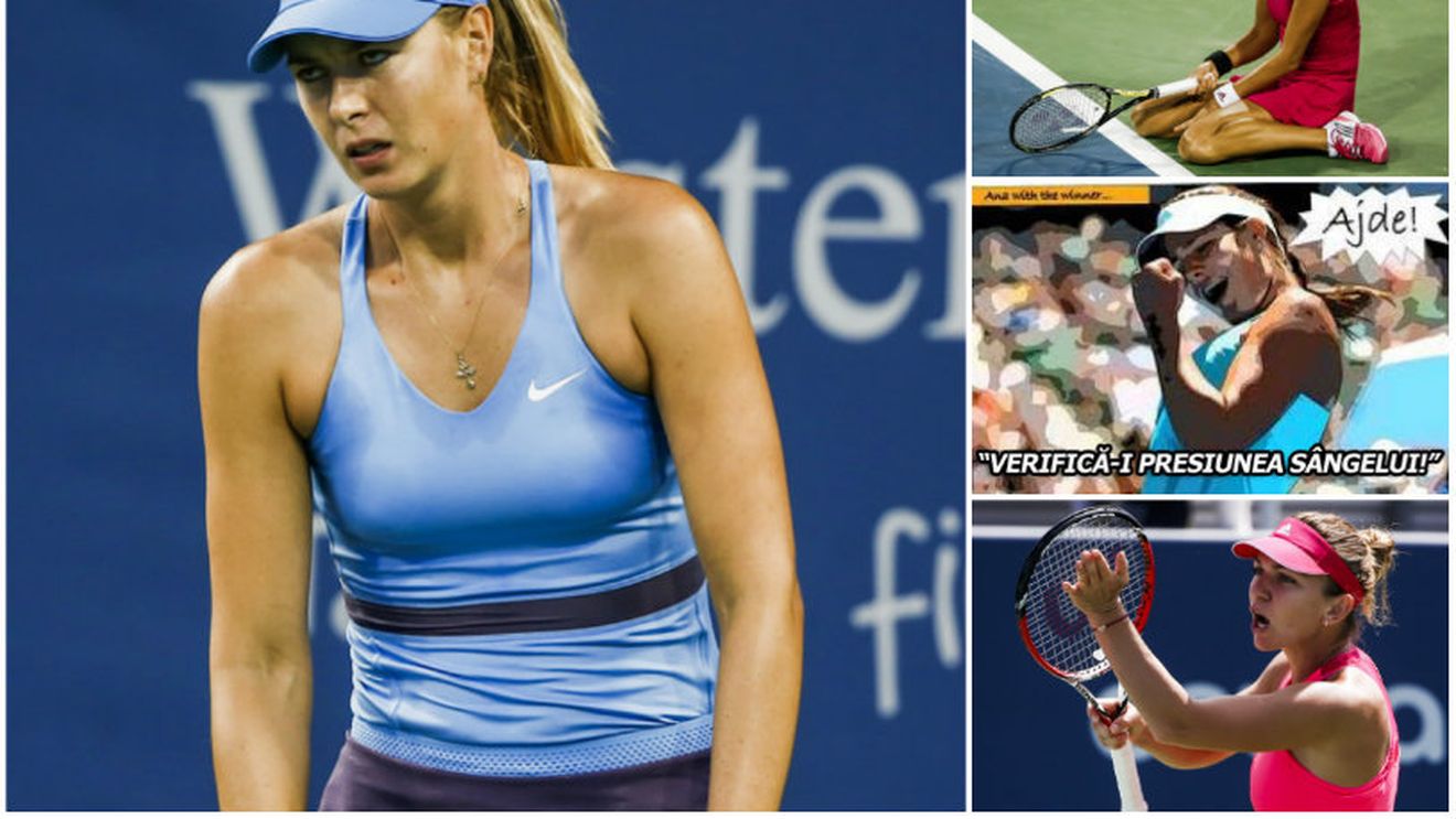 VIDEO | Șarapova și-a pierdut cumpătul la Cincinnati: "Verifică-i presiunea sângelui!". Rusoaica, învinsă de Ivanovic cu armele prin care a trecut de Halep la Roland Garros