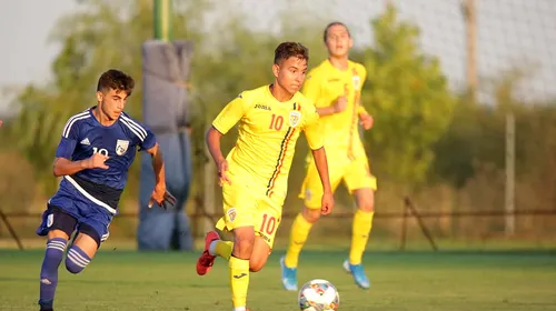 „Tricolorii” pierd un fotbalist în favoarea Republicii Moldova! Jucătorul de la FCSB a fost decarul României Under 16