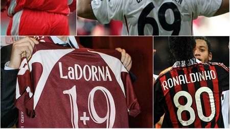 TOP 10 cele mai CIUDATE numere de pe tricou și motivele pentru care au fost alese! 10. Pancu, 9. Lizarazu, 4. Bendtner. Vezi topul