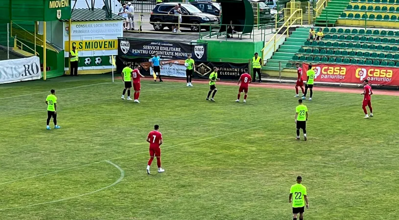 Unirea Ungheni a debutat cu o remiză în Liga 2, la Mioveni. Eusebiu Tudor: ”Încă suntem o echipă în căutări. Mi-a fost teamă de jocul ăsta”