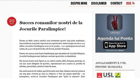 Paralimpici amăgiți!** Ponta a promis că le va oferi medaliaților paralimpici aceleași sume ca și olimpicilor. ȘOCANT: vezi cât vor primi de fapt