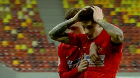 Dennis Man, gest superb după ce a marcat cu UTA! Cum a reacționat vârful de la FCSB după ce l-a învins pe Iacob | FOTO