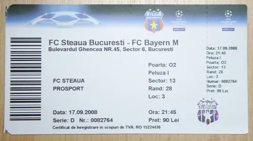 INTRĂ‚ ACUM pe blogul lui Dan Filoti să câștigi bilete la Steaua – Bayern!