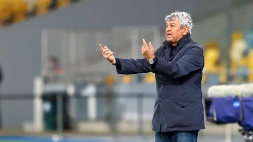 Mircea Lucescu reclamă arbitrajul după prima înfrângere a sezonului din Ucraina: „Au fost niște momente controversate!”