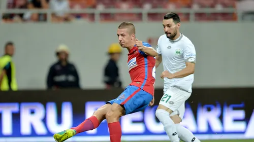 Vlad Achim, la primul gol în tricoul Stelei. Reacția mijlocașului după ce a decis meciul cu Concordia