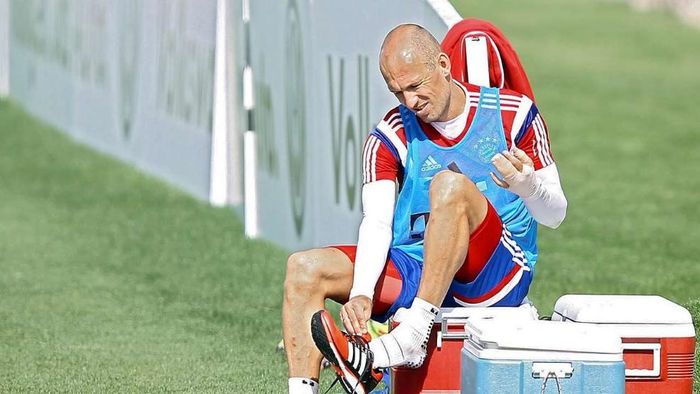 Robben a fost mușcat de un crocodil. Întâmplare senzațională la un antrenament al lui Bayern