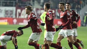 Rapid București - Poli Iași 2-1, în etapa 22 din Superliga. Echipa lui Marius Șumudică ajunge pe locul 6, după o victorie chinuită