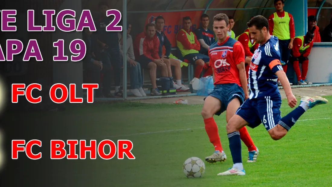 Cu o dublă, Bud a bătut de unul singur pe slătineni! FC Olt - FC Bihor 0-2!