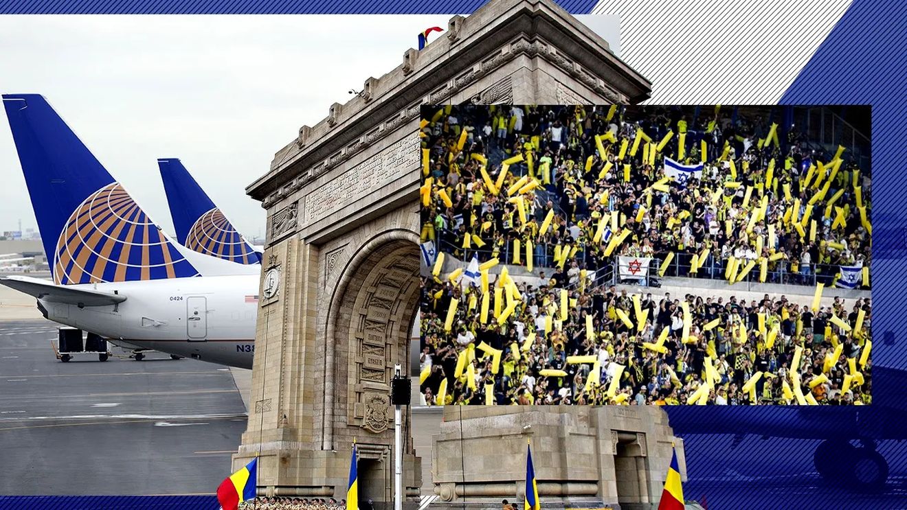 Mii de israelieni au luat cu asalt Bucureștiul! Au venit cu chartere și s-au dezlănțuit: imagini cu fanii lui Beitar pe străzile capitalei României