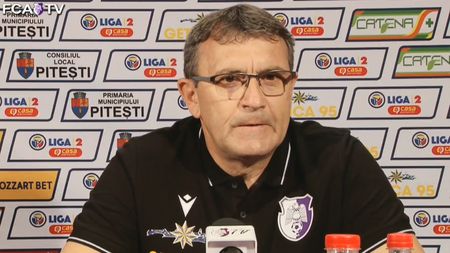 FC Argeș, gata să o ia din nou de la zero în Liga 2! Eugen Neagoe vrea debutul perfect pe banca piteștenilor: ”E primul meu meci, vreau să câștigăm! Victoriile aduc victorii”