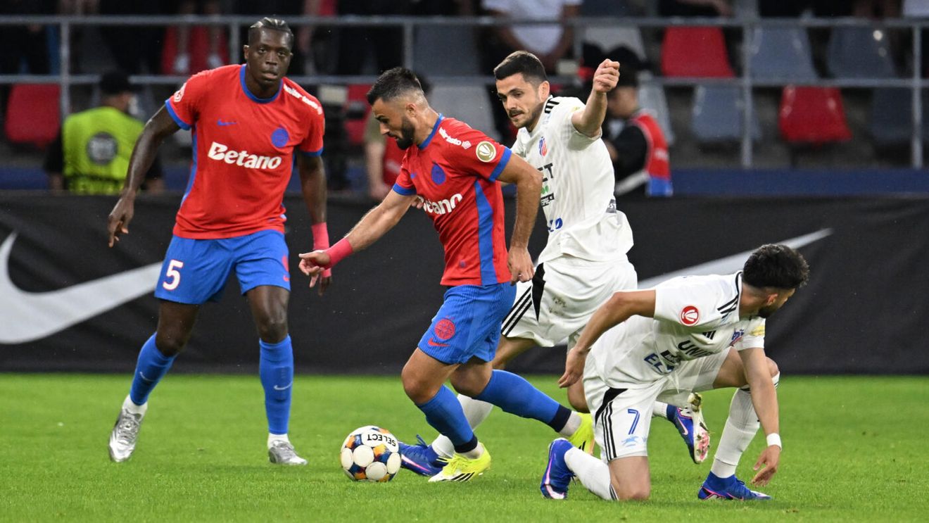 Al treilea gol în FCSB - Botoșani, marcat de fundaș împotriva fostei echipe! Scenariu TOTAL răsturnat după cele PATRU schimbări de la pauză!