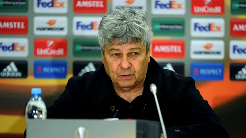 Lucescu a ratat calificarea în finala Europa League: 