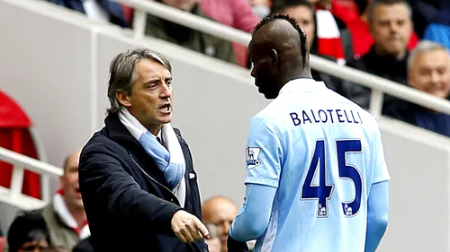 Balotelli se bucură ca un copil de accidentarea lui Kun Aguero:** va fi titular pentru Man. City după aproape 5 luni! Mancini: 