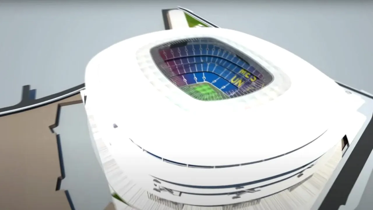 Nimic mai frumos: cum va arăta stadionul Barcelonei, după ce Camp Nou va fi remodelat cu 1,6 miliarde de euro! FOTO