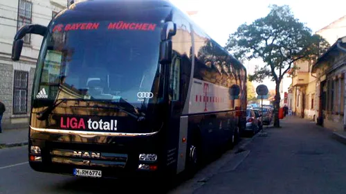 FOTO** Autocarul lui Bayern Munchen a ajuns la Cluj-Napoca! Vezi câte bilete mai sunt de vânzare!