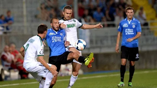 Alexe a înscris două goluri pentru Sassuolo, într-un amical cu o echipă de liga a șaptea
