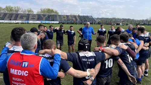 Politehnica Iași, start lansat în Liga Națională de rugby! Victorie dramatică în derby-ul cu Știința Petroșani, la ultima fază a meciului