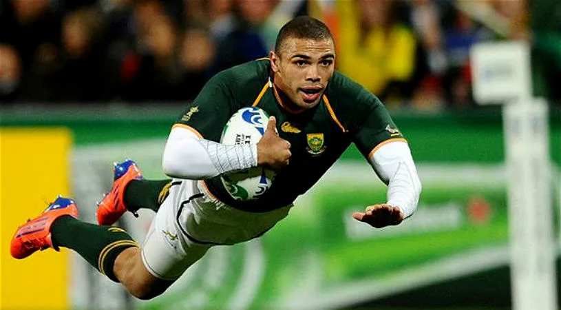 Sud-africanul Bryan Habana a egalat recordul de eseuri la Cupa Mondială de rugby