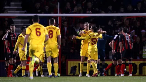 VIDEO | Tiki-taka Liverpool. Echipa lui Brendan Rodgers a marcat după 52 de pase consecutive. „Cormoranii”, în semifinalele Cupei Ligii