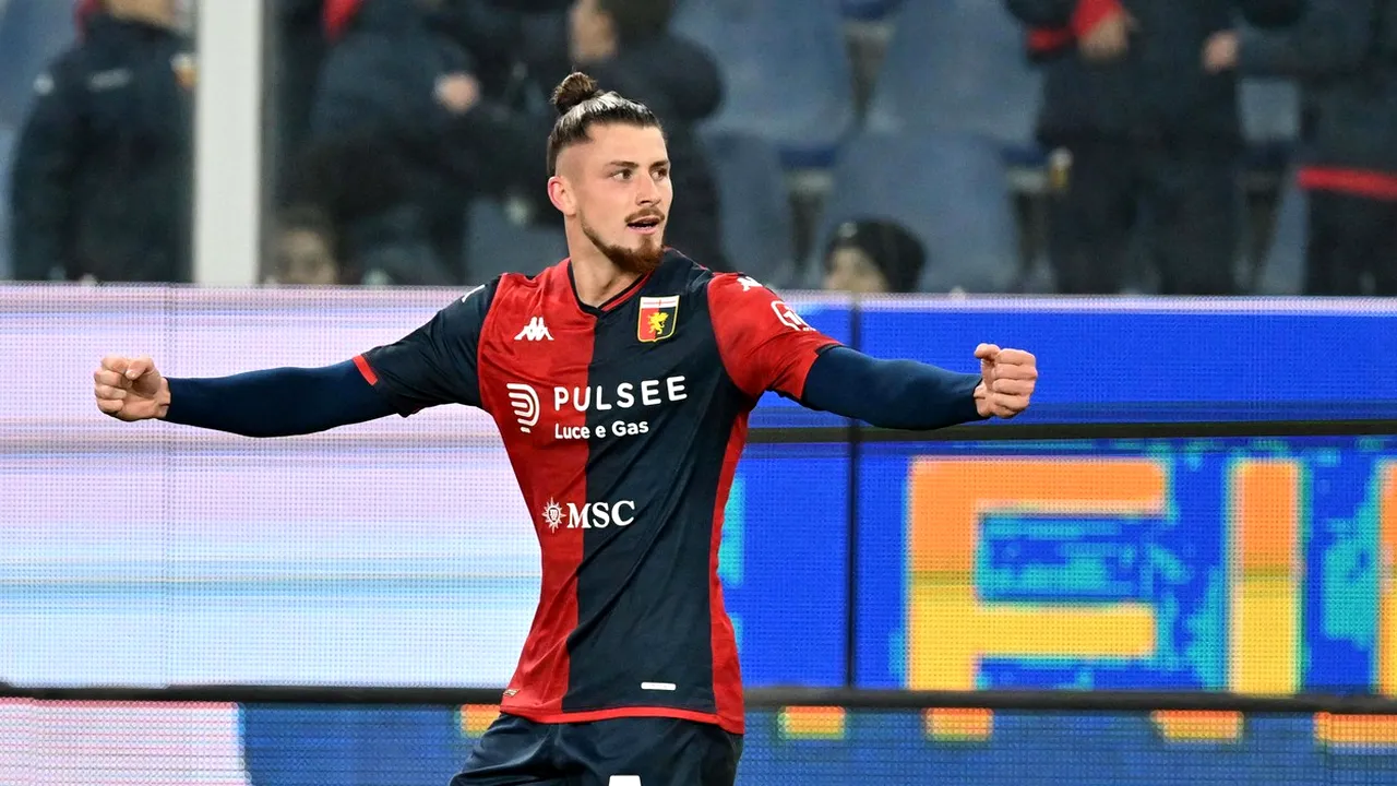 Radu Drăgușin, la primul gol în Serie A! Românul a tras cu exteriorul, cu sete, și a adus victoria în Genoa - Verona