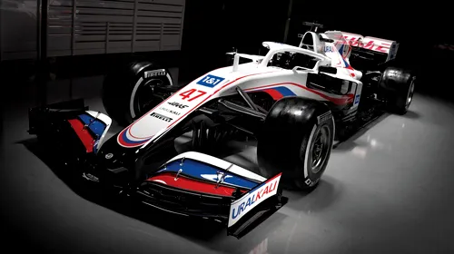 Bolidul de Formula 1 al constructorului american Haas pentru sezonul 2021 este vopsit în culorile Rusiei! Fiul lui Michael Schumacher, debutant în Marele Circ