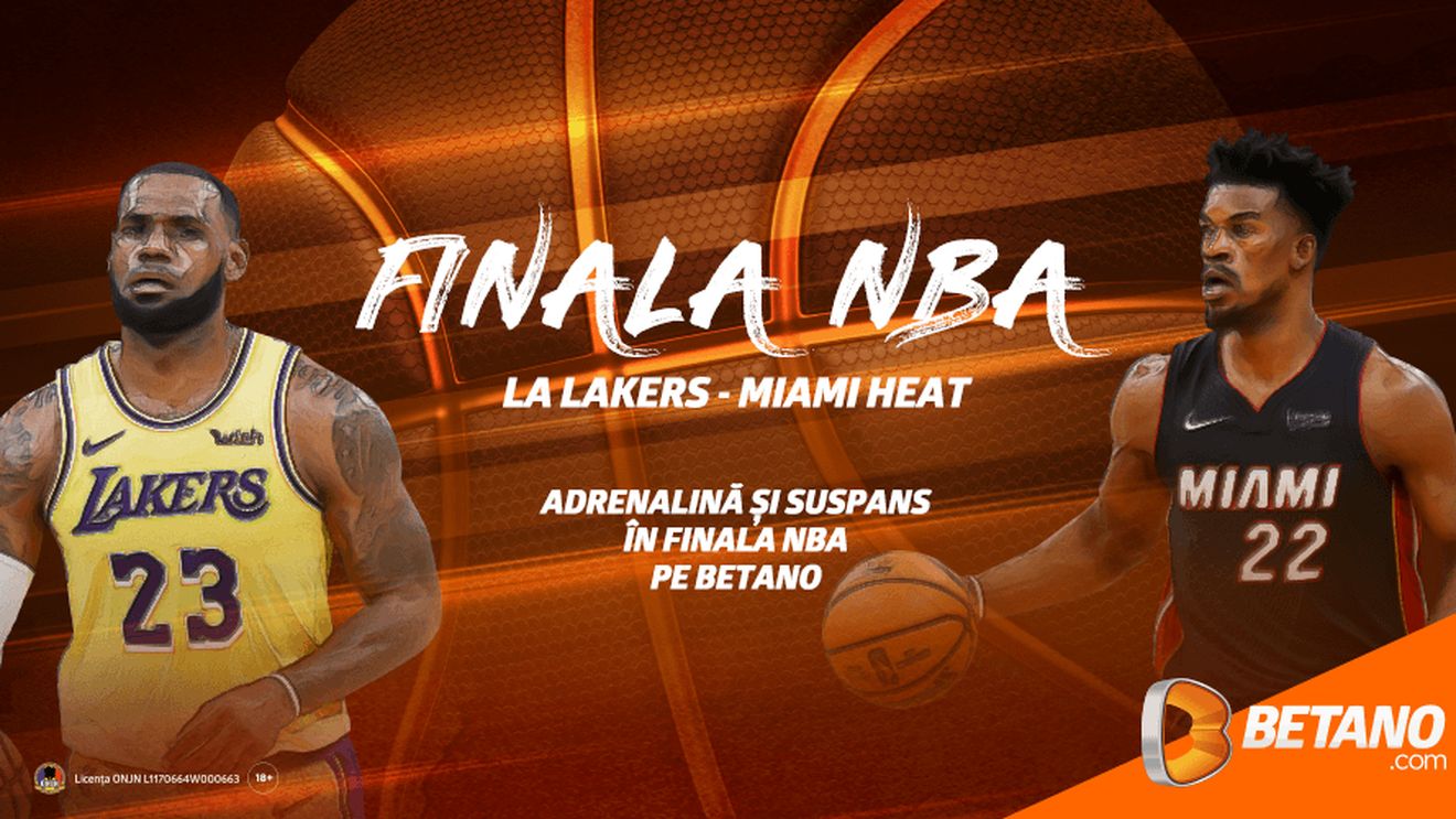 Cote maxime pe Betano la finala NBA!