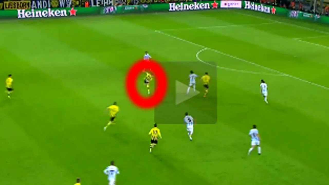 Moment magic în Champions League! **Dortmund a înscris unul dintre cele mai frumoase goluri din acest sezon, Reus a reușit assist-ul anului
